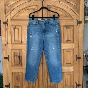 NWT DENVER HAYES Hi Rise Straight Crop Jeans